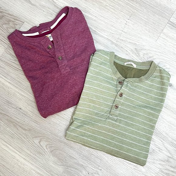 Marine Layer Other - 2 Marine Layer Double Knit Henleys
